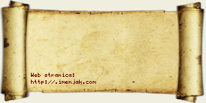 Tanja Karapandžić vizit kartica